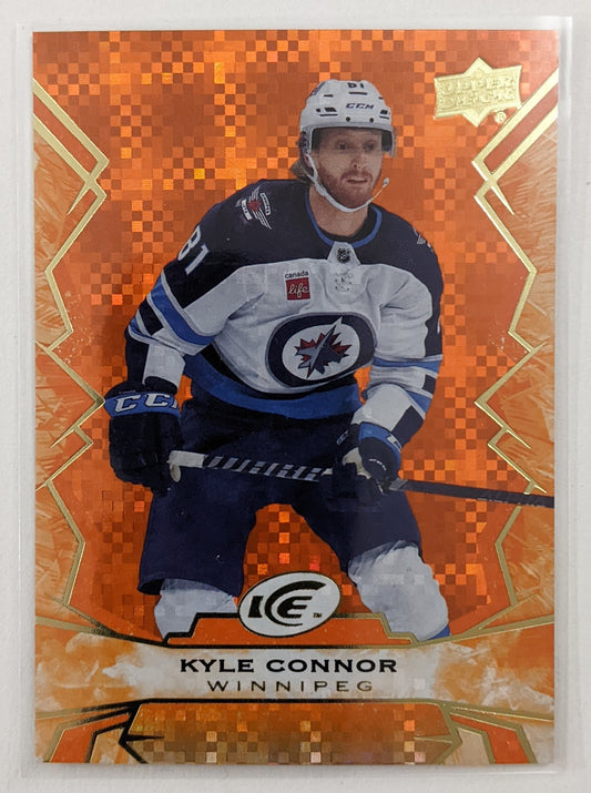 2022-23 UD Ice - Kyle Connor #20 (Orange Parallel)