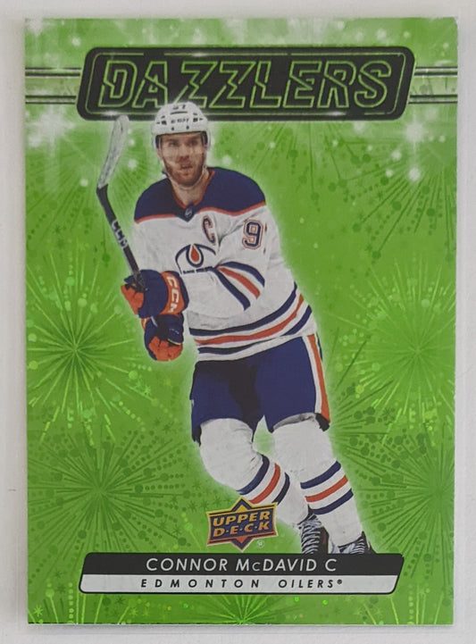 2023-24 Upper Deck Series 2 - Connor McDavid Dazzlers #DZ-86 (Green Parallel)