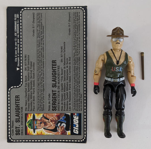 1986 Hasbro G.I. Joe A Real American Hero (Mail-Away) - Sgt. Slaughter (Complete)