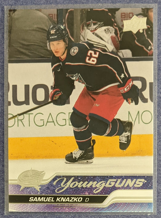 2023-24 Upper Deck Series 2 - Samuel Knazko Young Guns RC #483