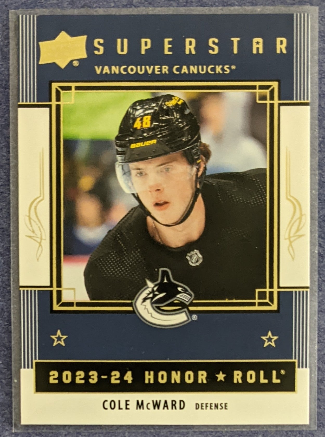 2023-24 Upper Deck Series 2 - Cole McWard Honor Roll #HR70