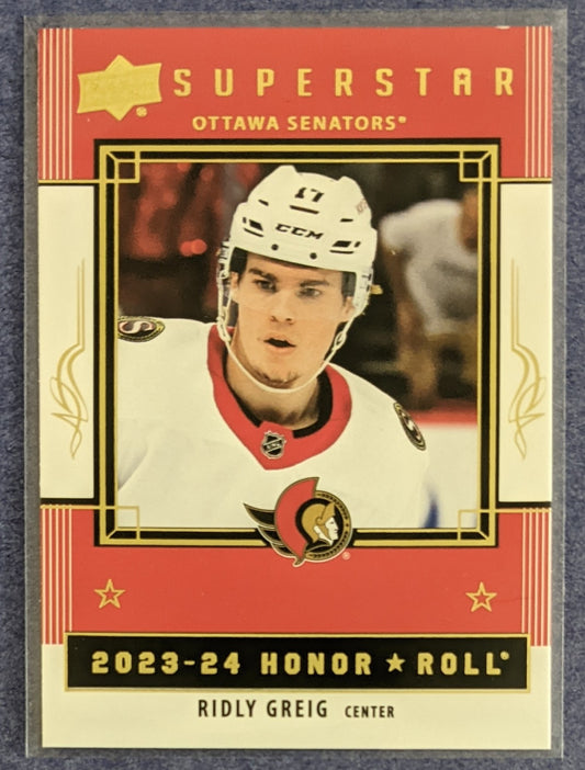 2023-24 Upper Deck Series 2 - Ridly Greig Honor Roll #HR55