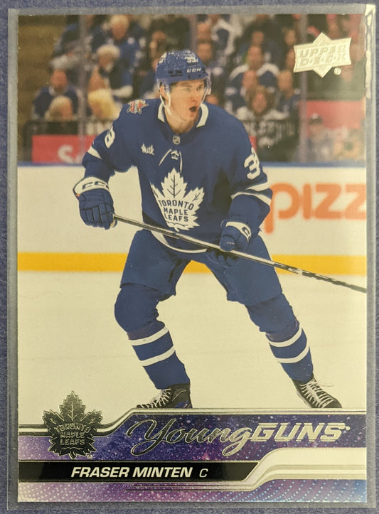 2023-24 Upper Deck Series 2 - Fraser Minten Young Guns RC #482