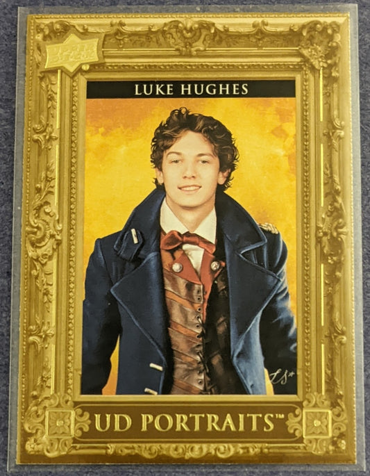 2023-24 Upper Deck Series 2 - Luke Hughes UD Portraits #P57