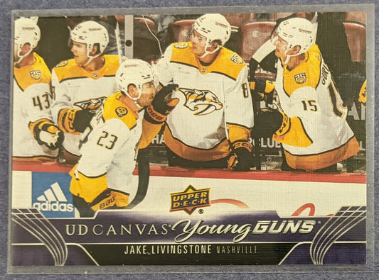 2023-24 Upper Deck Series 2 - Jake Livingstone UD Canvas Young Guns #C231