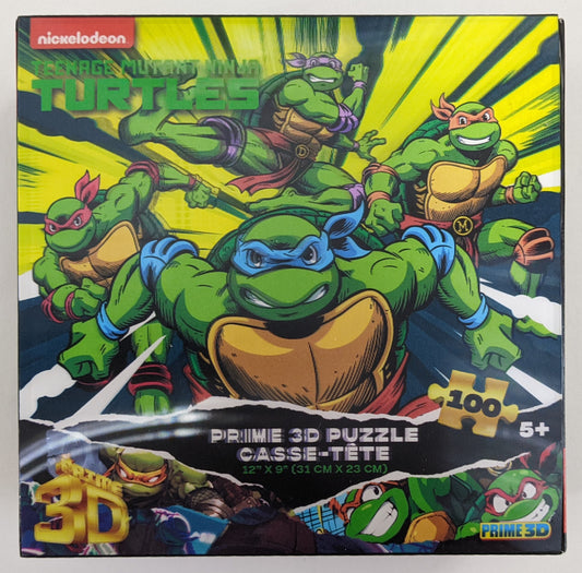 Prime 3D Teenage Mutant Ninja Turtles Puzzle (100 pieces)