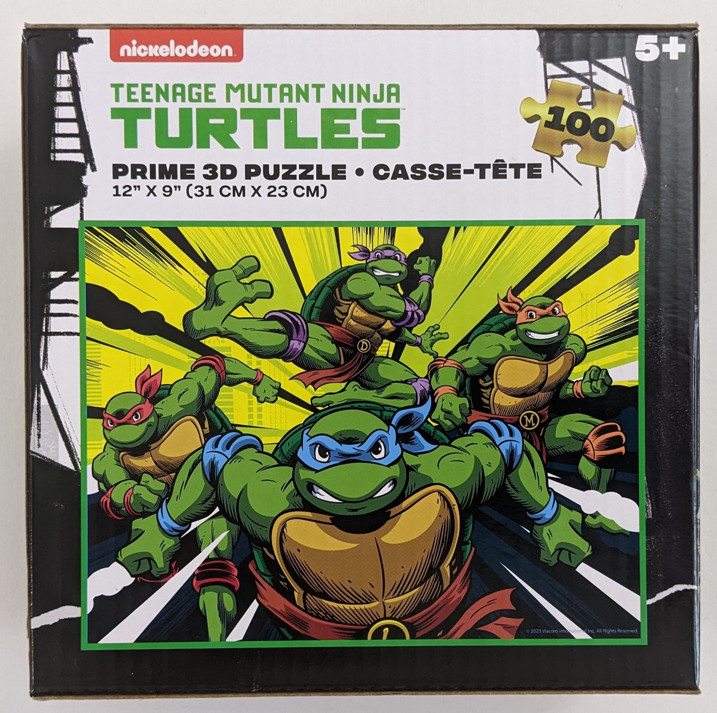 Prime 3D Teenage Mutant Ninja Turtles Puzzle (100 pieces)