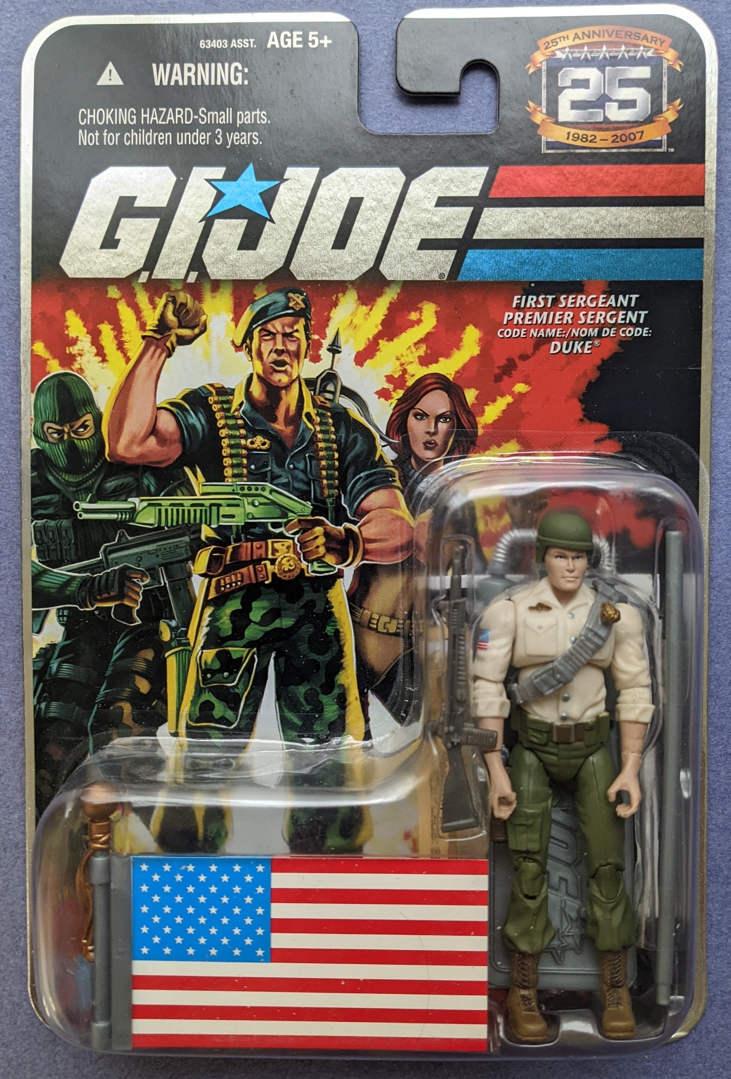 2007 Hasbro G.I. Joe 25th Anniversary (Vintage) - First Sargeant Duke