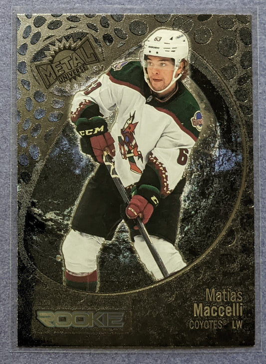 2022-23 Skybox Metal Universe - Matias Maccelli Rookie #162