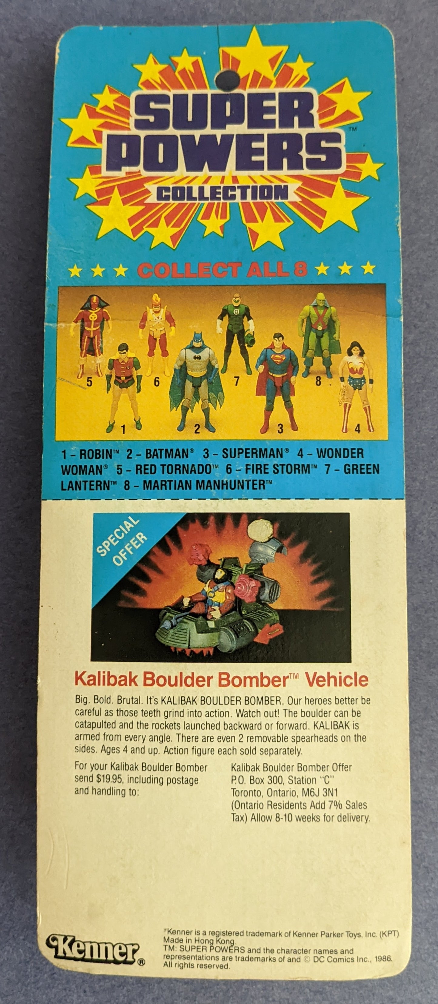 1986 Kenner Super Powers Collection - Superman