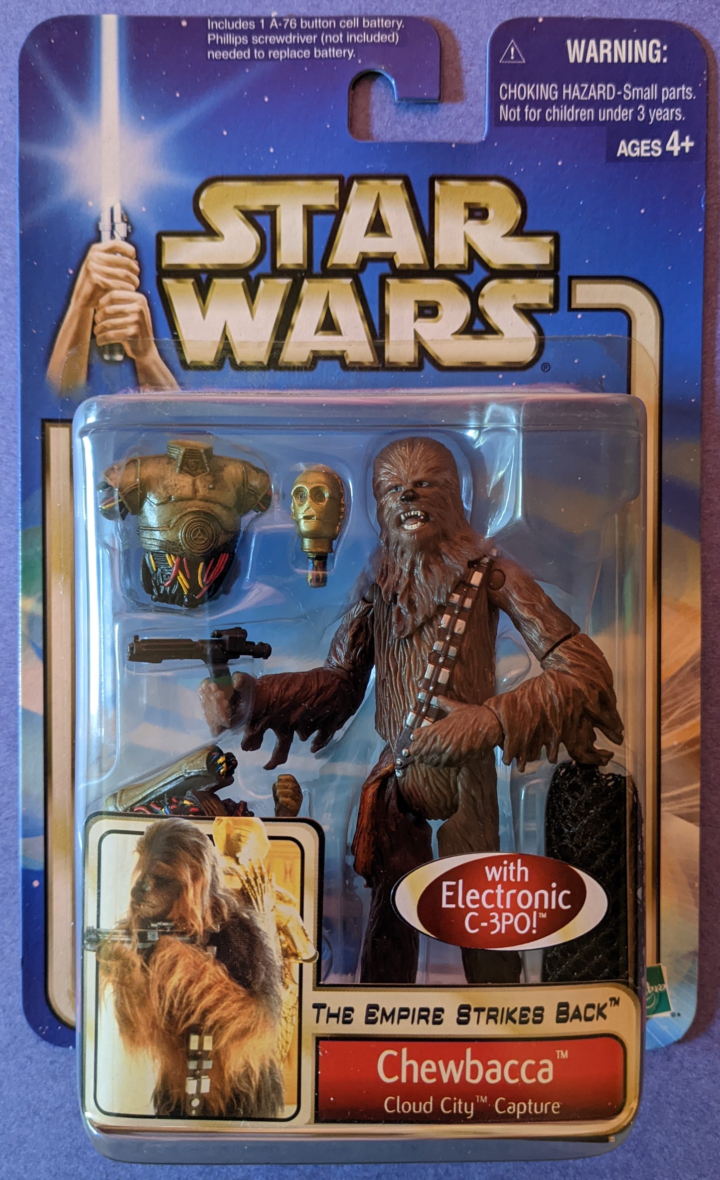 2002 Star Wars The Empire Strikes Back (Vintage) - Chewbacca Cloud City Capture