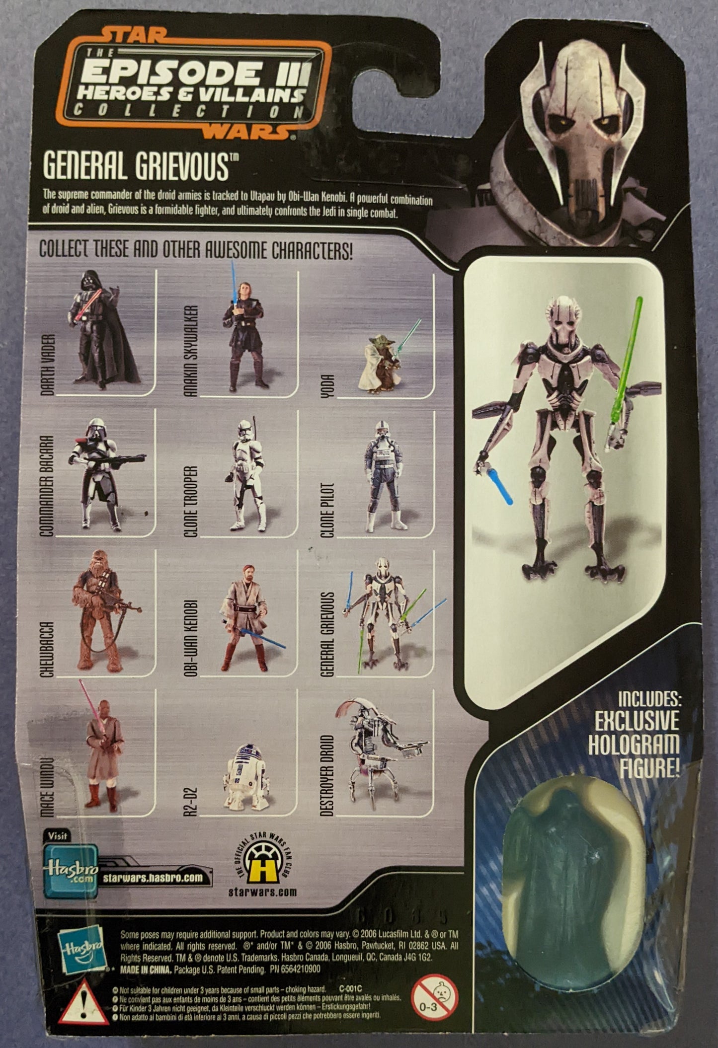 2006 Star Wars Episode III Heroes & Villains (Vintage) - General Grevious