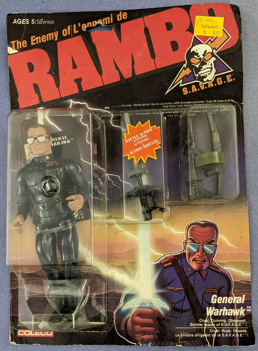 1986 Coleco Rambo (Vintage) - General Warhawk