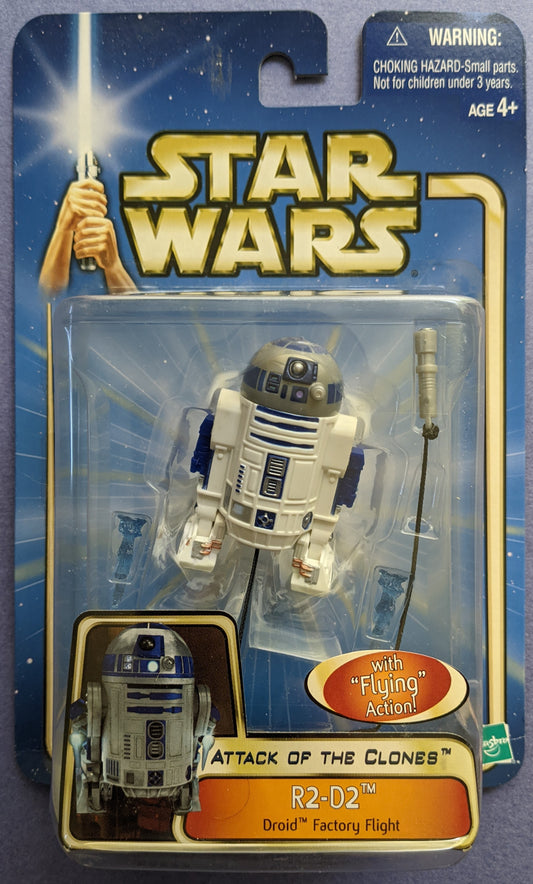 2002 Hasbro Star Wars Attack Of The Clones (Vintage) - R2-D2 Droid Factory Flight