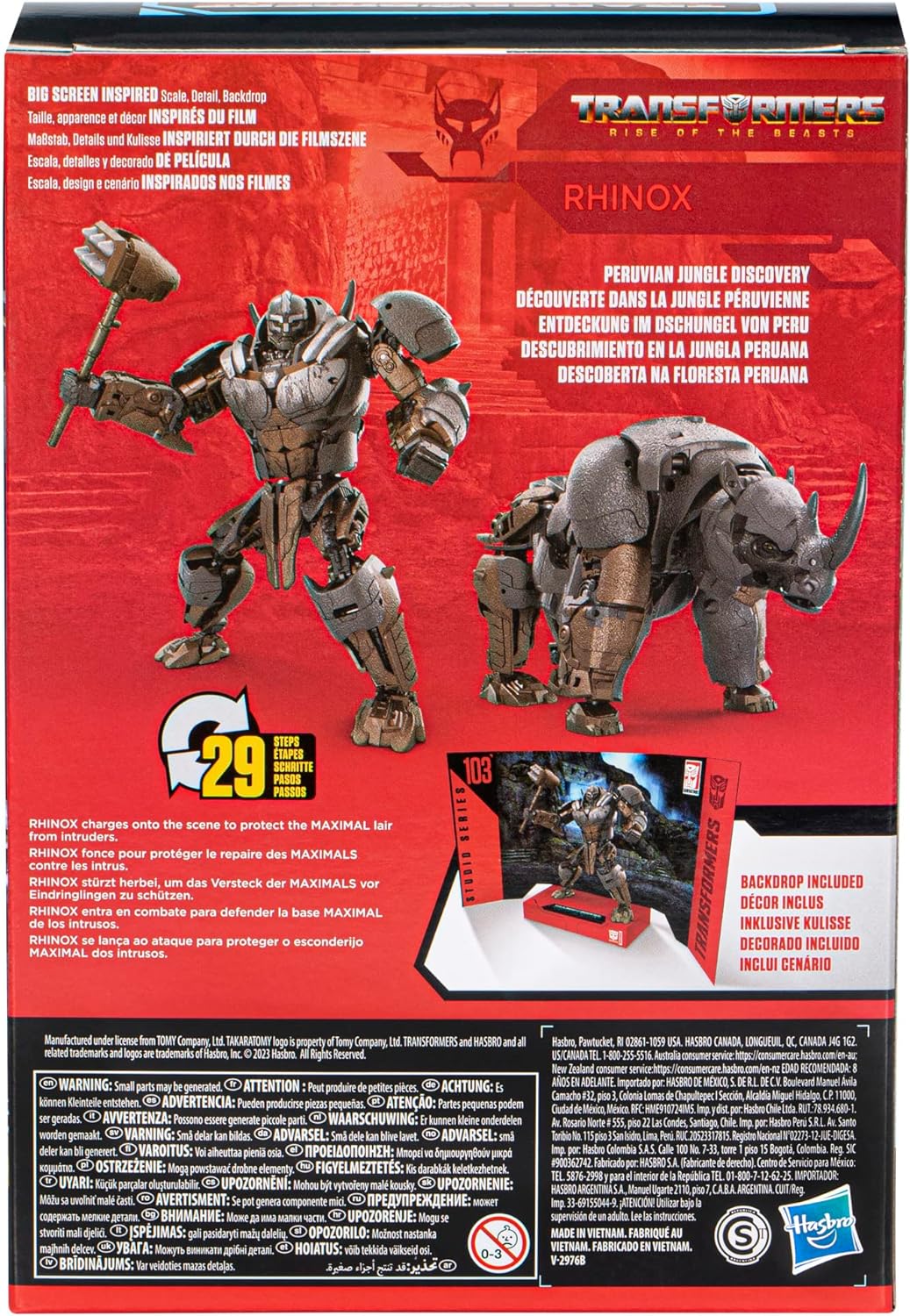 Hasbro Transformers Studio Series Rise Of The Beasts - Rhinox