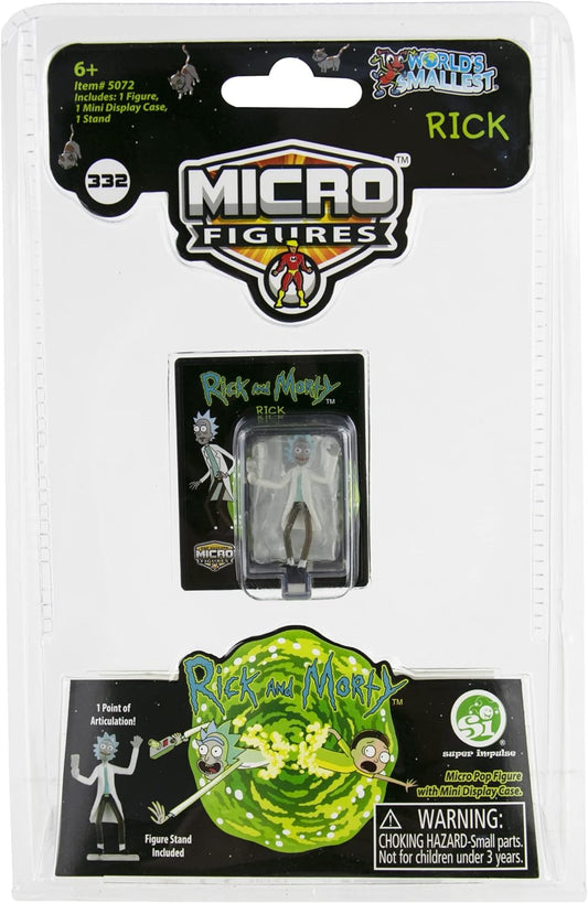 World's Smallest Micro Figures Mego Rick & Morty - Rick