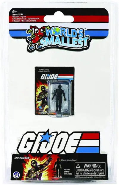 2021 World's Smallest Action Micro Figures - G.I. Joe Snake Eyes