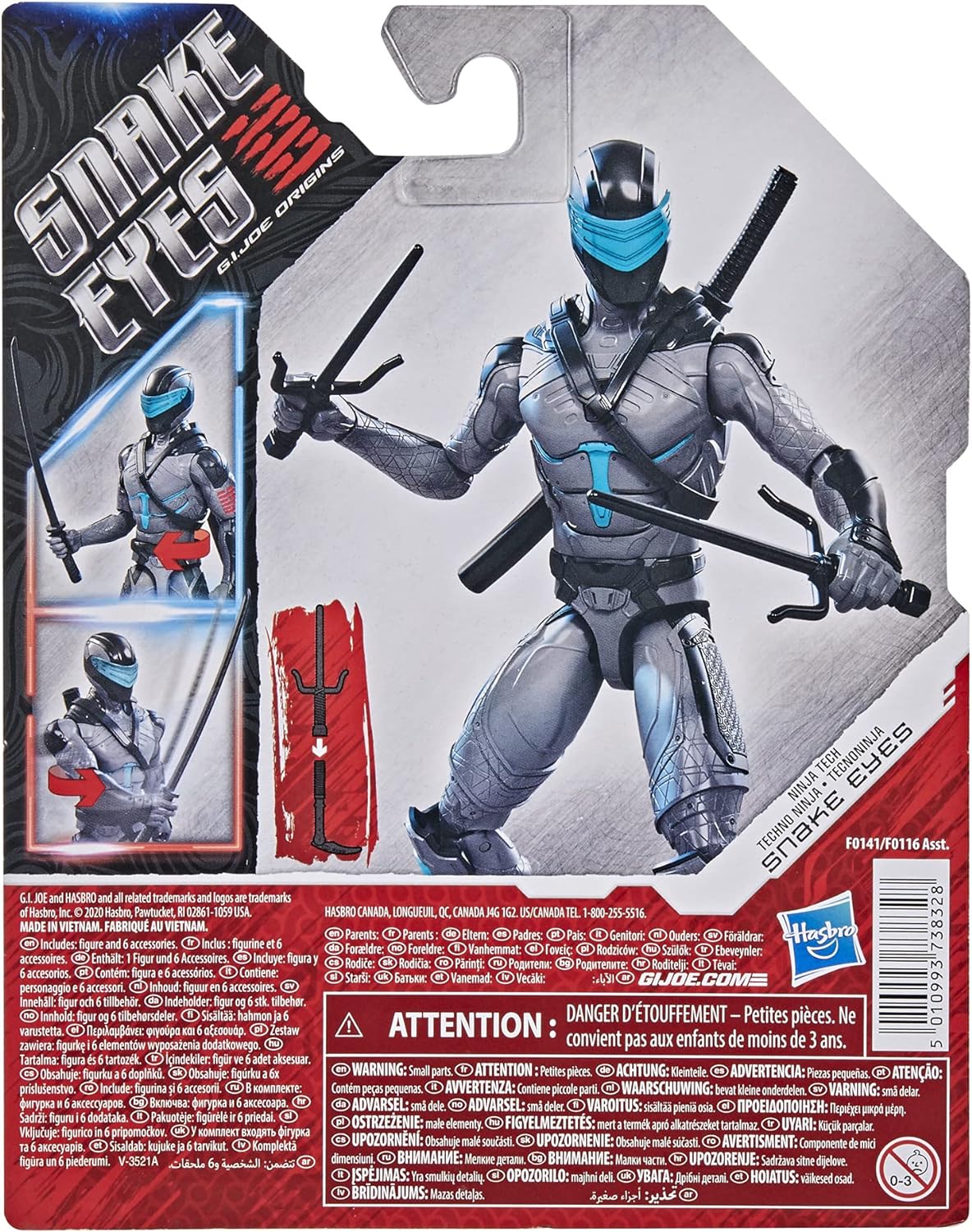 2021 Hasbro Snake Eyes: G.I. Joe Origins - Ninja Tech Snake Eyes