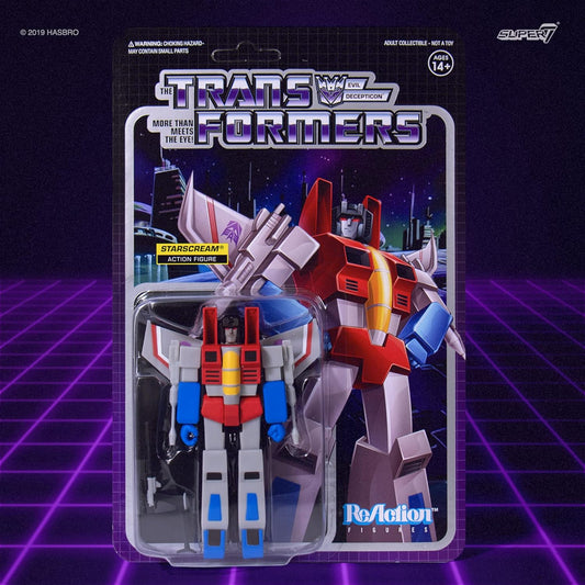 Super7 ReAction Transformers - Starscream