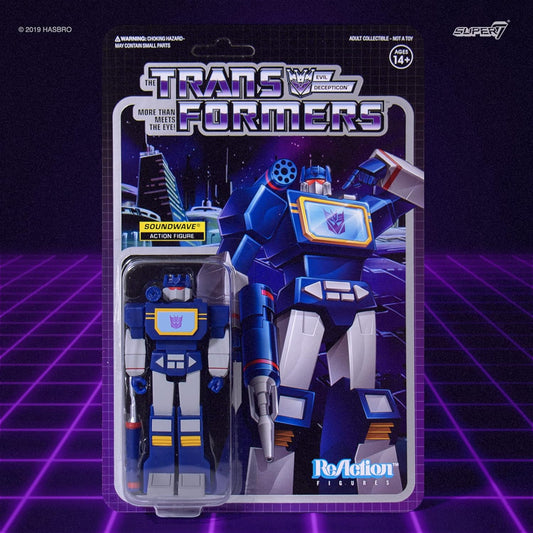 Super7 ReAction Transformers - Soundwave