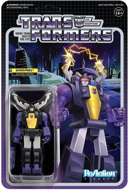 Super 7 ReAction Transformers - Shrapnel