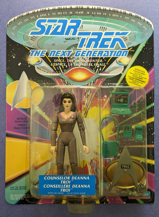 1992 Playmates Star Trek The Next Generation (Vintage) - Counselor Deanna Troi