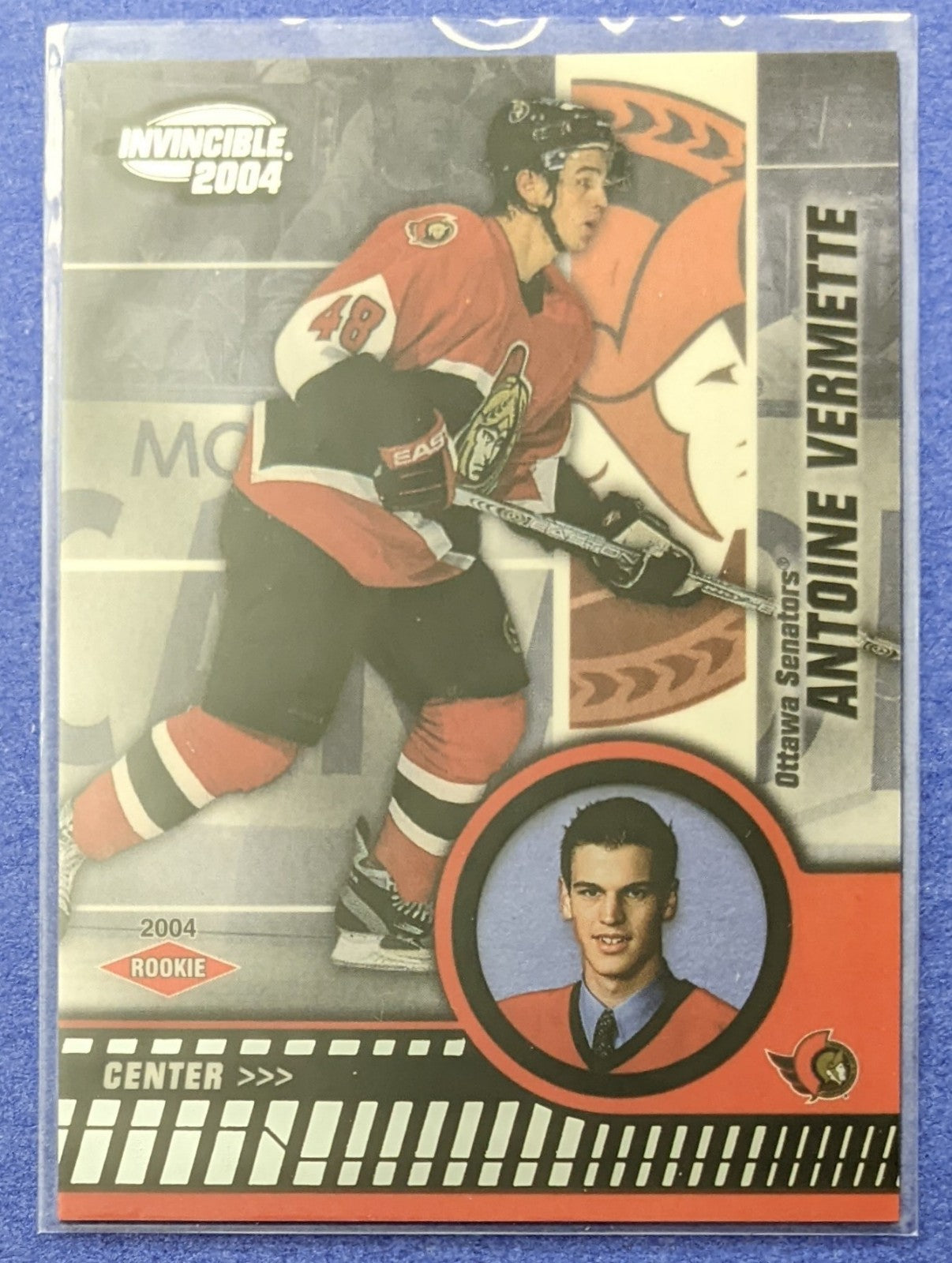 2003-04 Pacific Invincible - Antoine Vermette RC #119