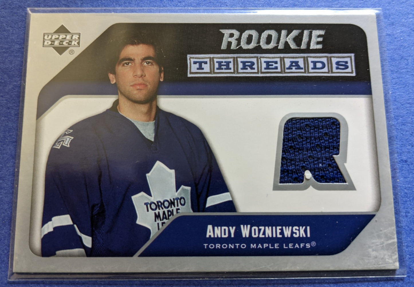 2005-06 Upper Deck Rookie Threads - Andy Wozniewski #RT-AW