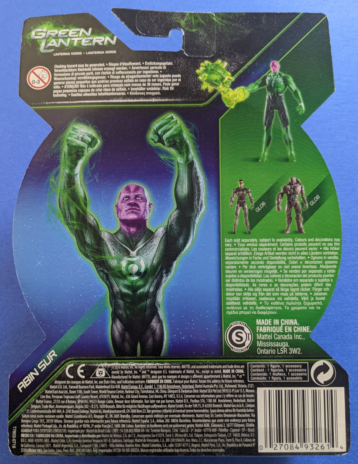 2011 Mattel Green Lantern (Vintage) - Abin Sur GL07