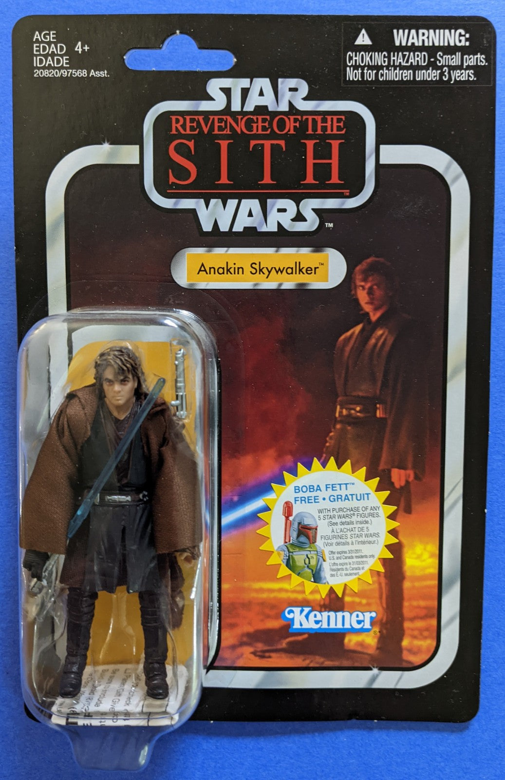 2010 Hasbro Star Wars Revenge Of The Sith (Vintage) - Anakin Skywalker #VC13