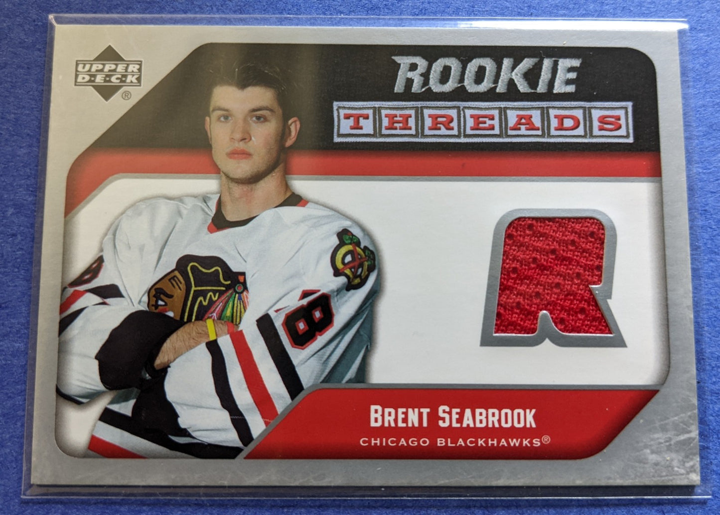 2005-06 Upper Deck Rookie Threads - Brent Seabrook #RT-BS