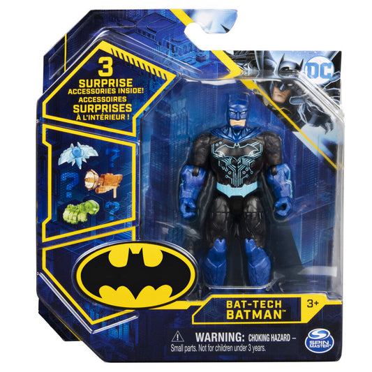 Spinmaster Batman 4" Action Figures - Bat-Tech Batman