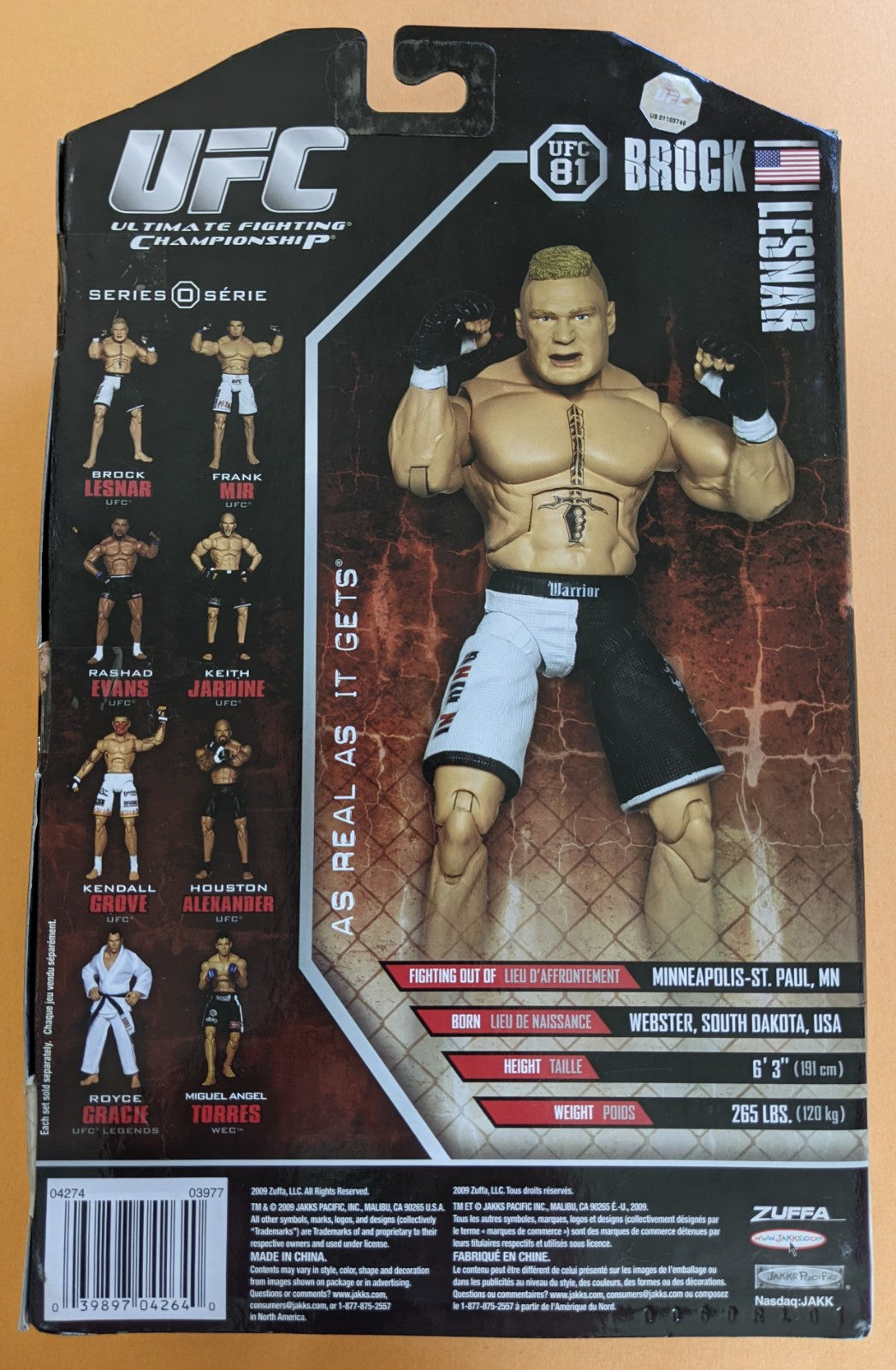 2009 Jakks Pacific (Vintage) - Brock Lesnar UFC81