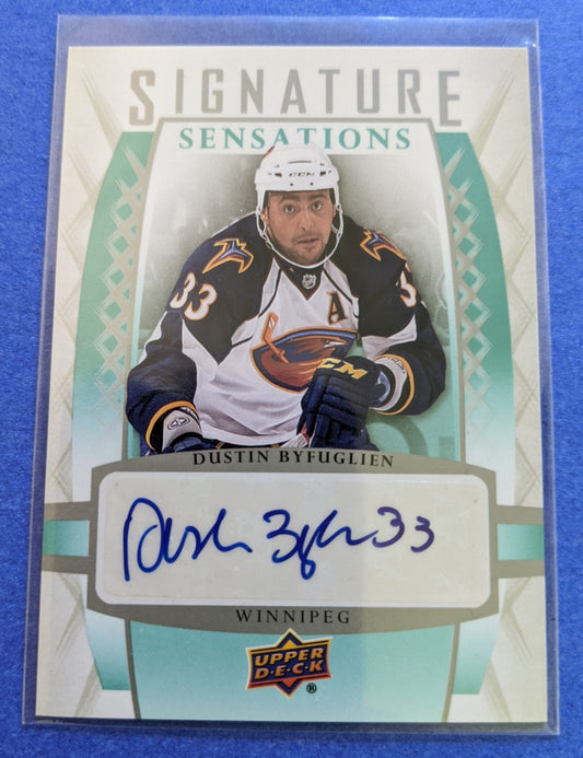 2011-12 Upper Deck Signature Sensations Auto - Dustin Byfuglien #SS-DB