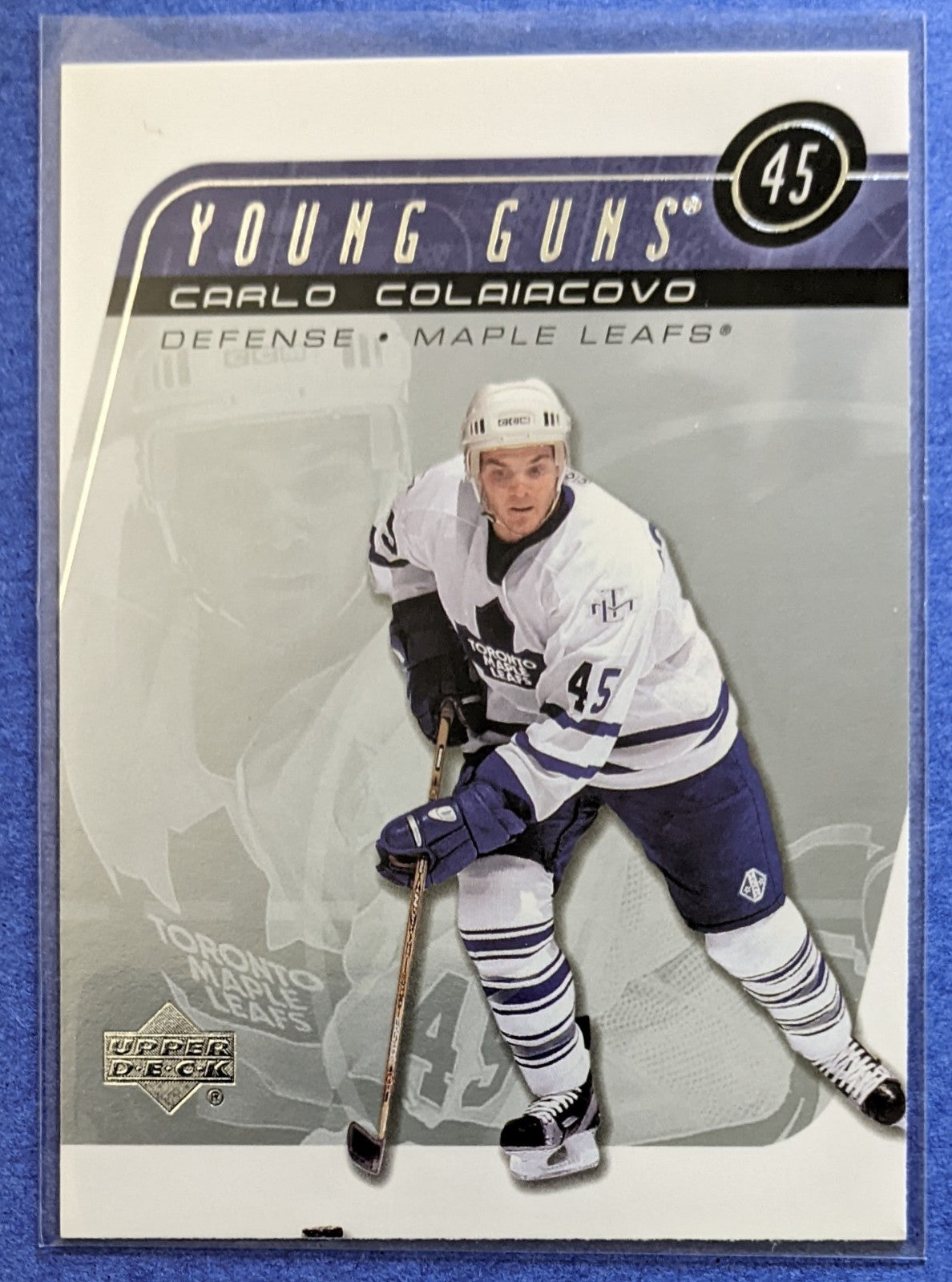 2002-03 Upper Deck - Carlo Colaiacovo Young Guns RC #454