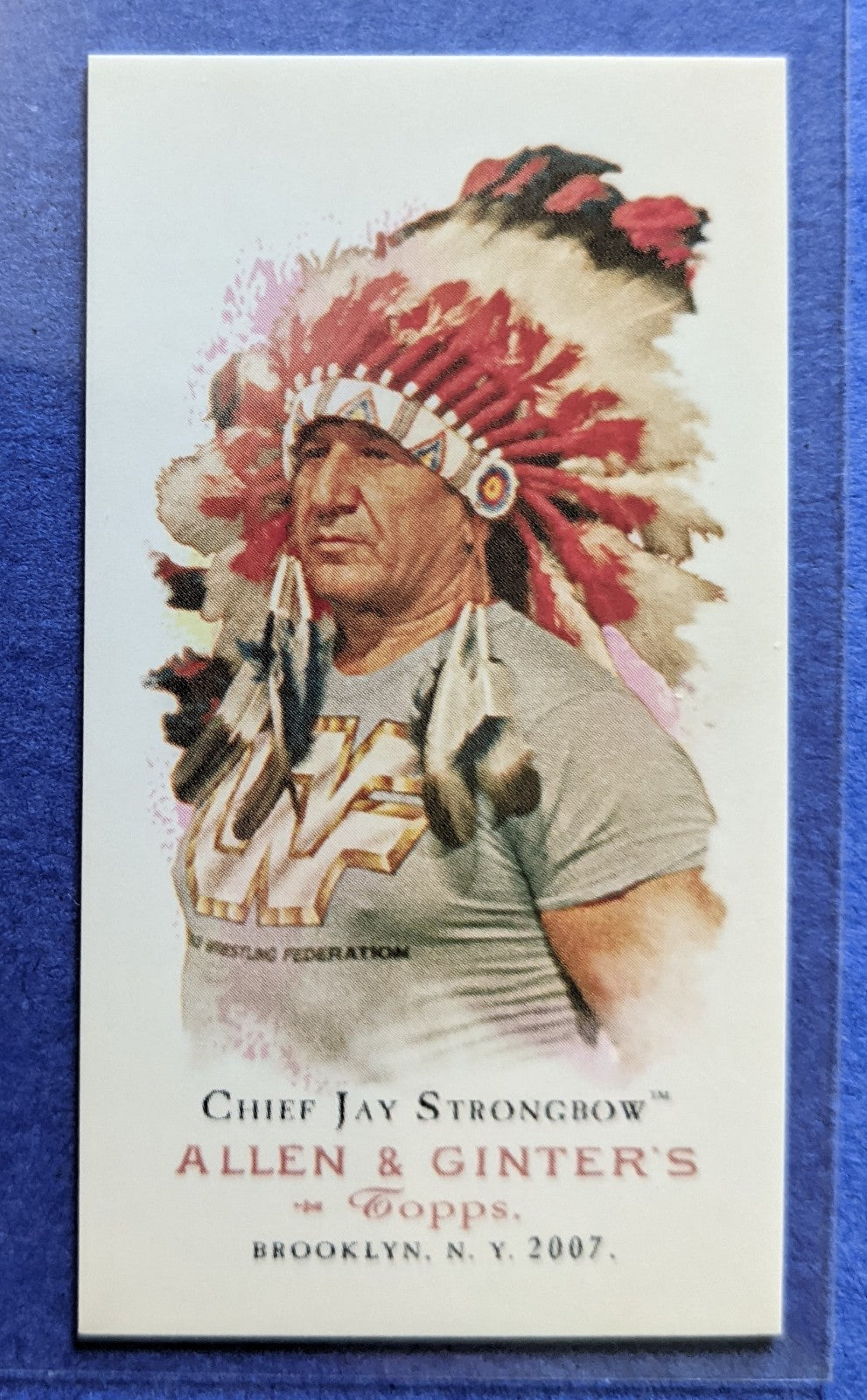 2007 Topps Heritage III Allen & Ginter Legends - Chief Jay Strongbow #2