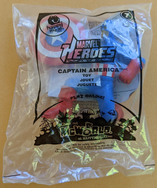 2010 McDonald's Marvel Heroes - Captain America #7