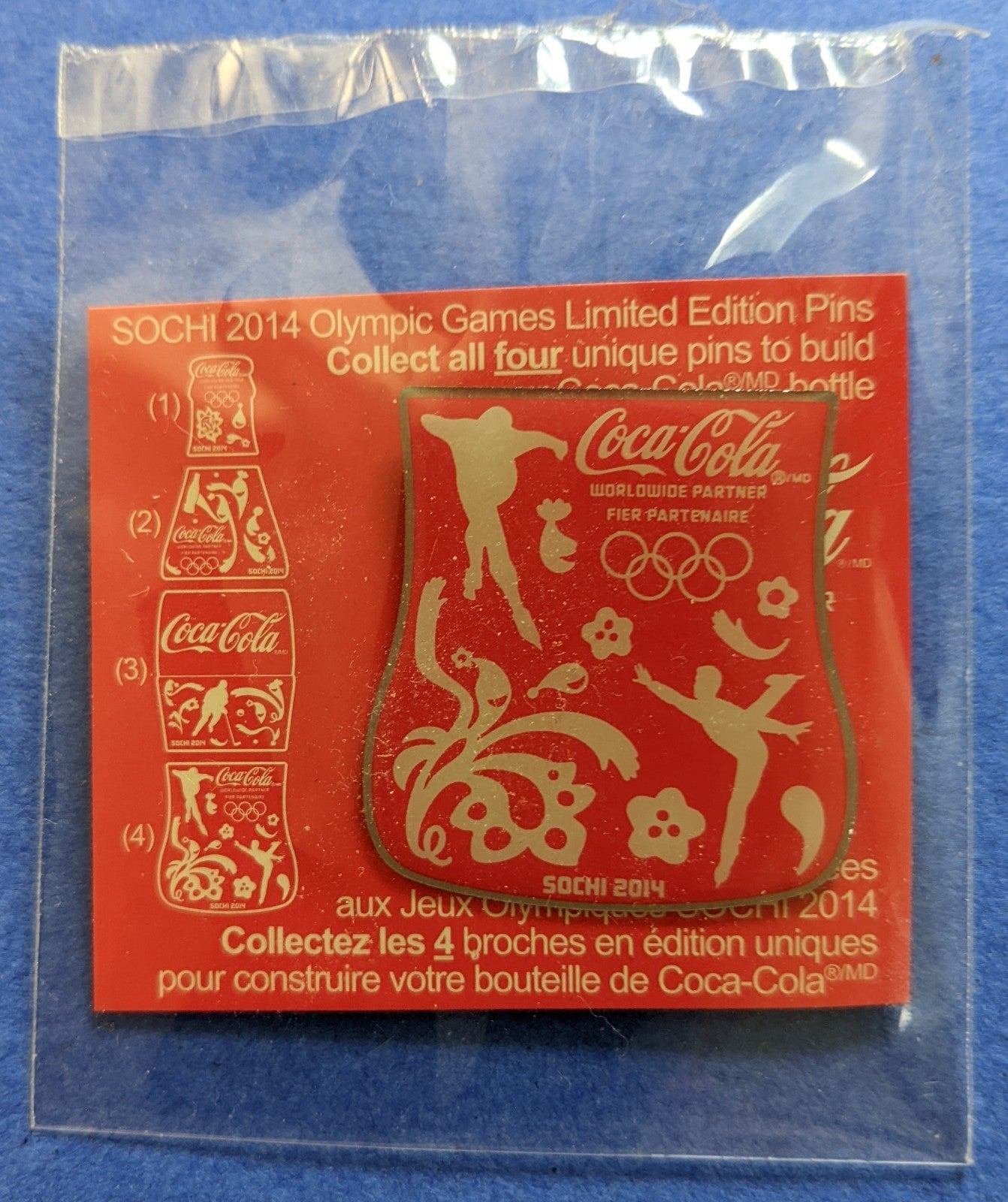 2014 McDonald's - Sochi Olympic Winter Games Coca-Cola Pin #4/4