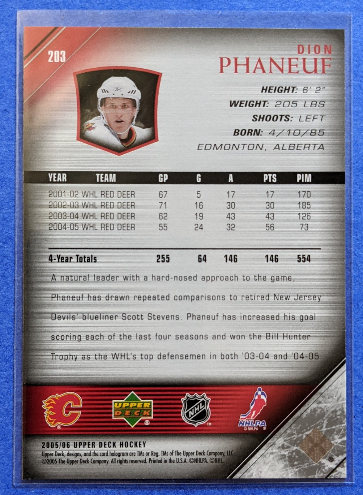 2005-06 Upper Deck - Dion Phaneuf Young Guns RC #203