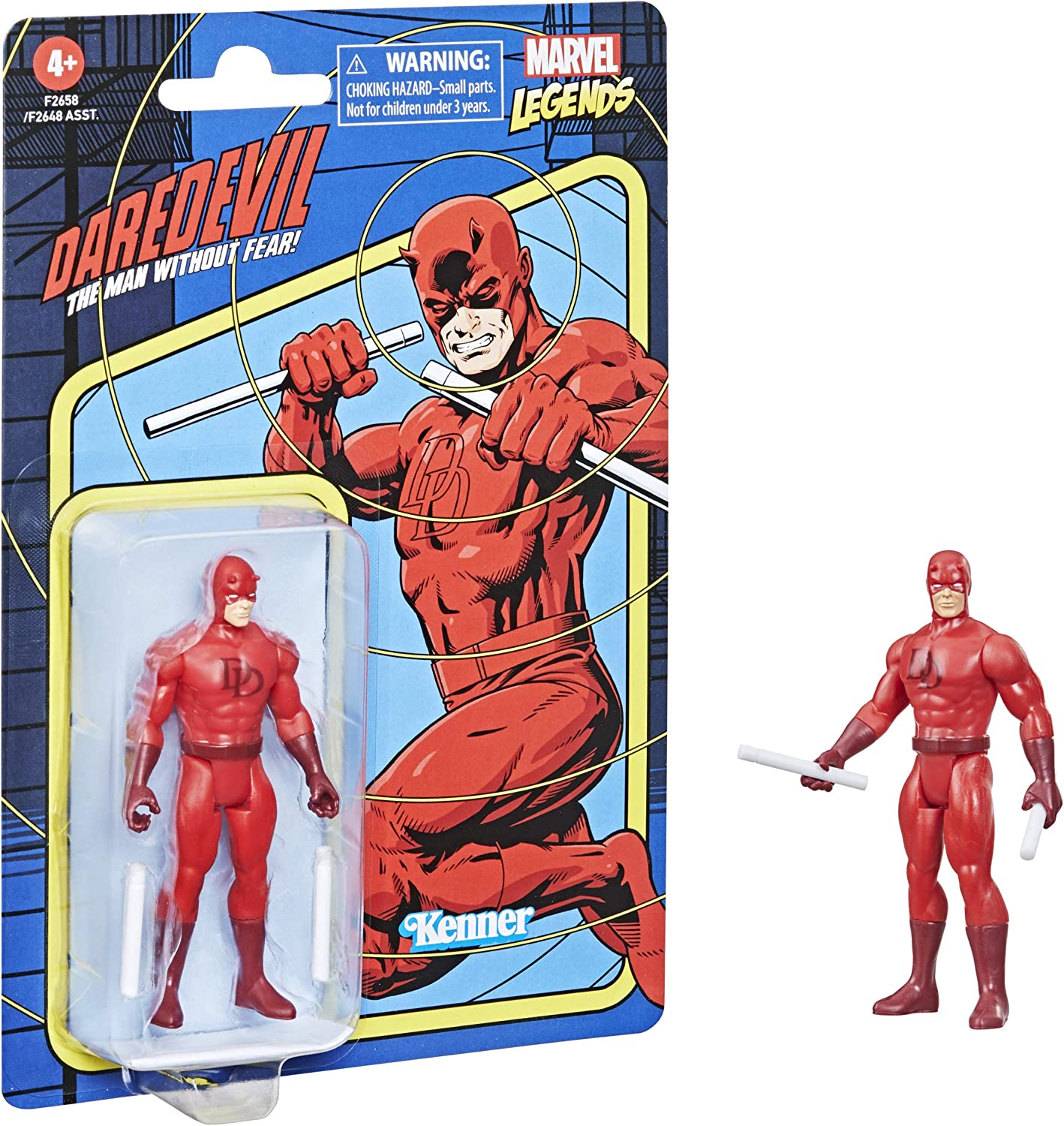 Hasbro Marvel Legends 3.75" Retro Action Figure - Daredevil