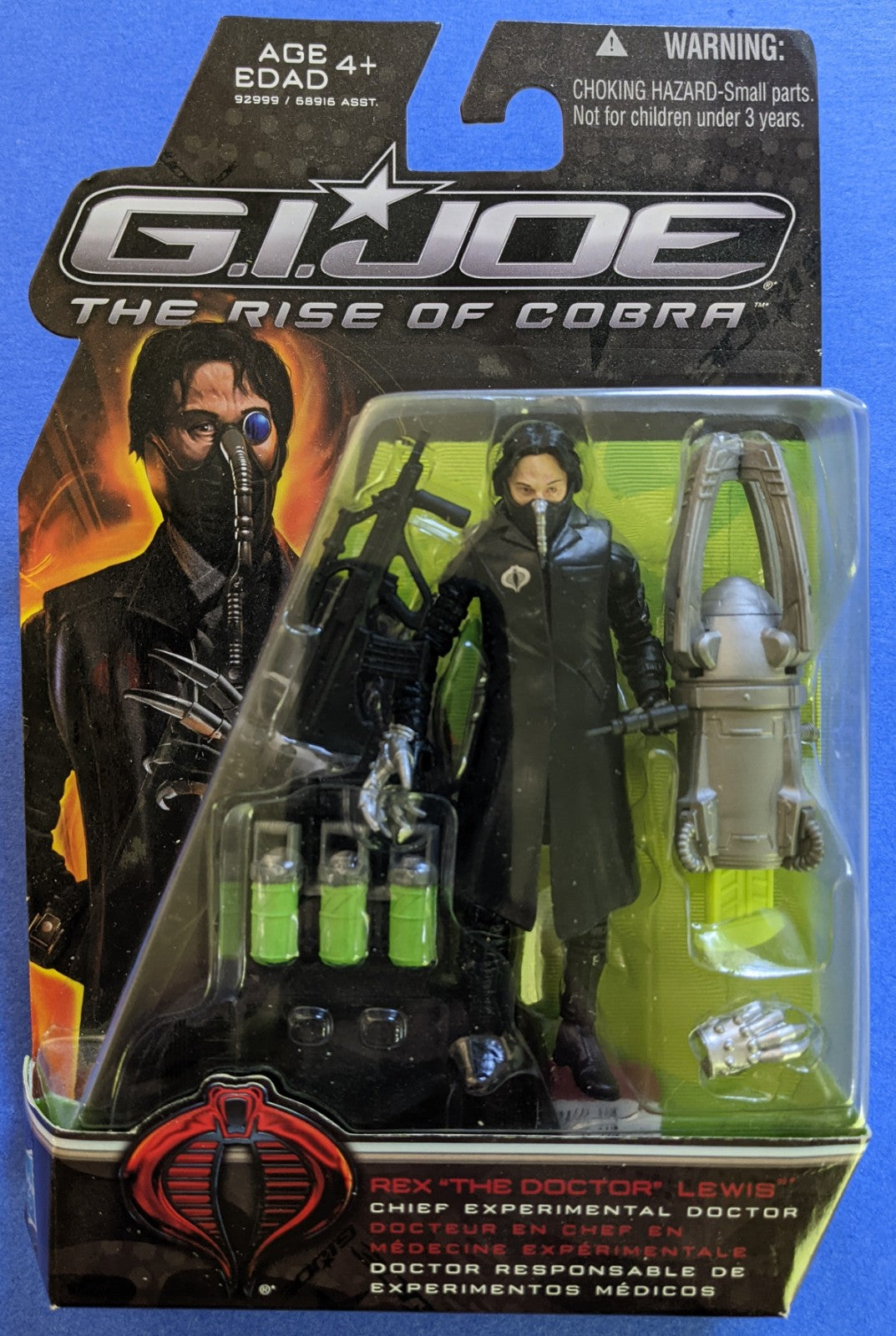 2009 Hasbro G.I. Joe The Rise Of Cobra (Vintage) - Rex "The Doctor" Lewis