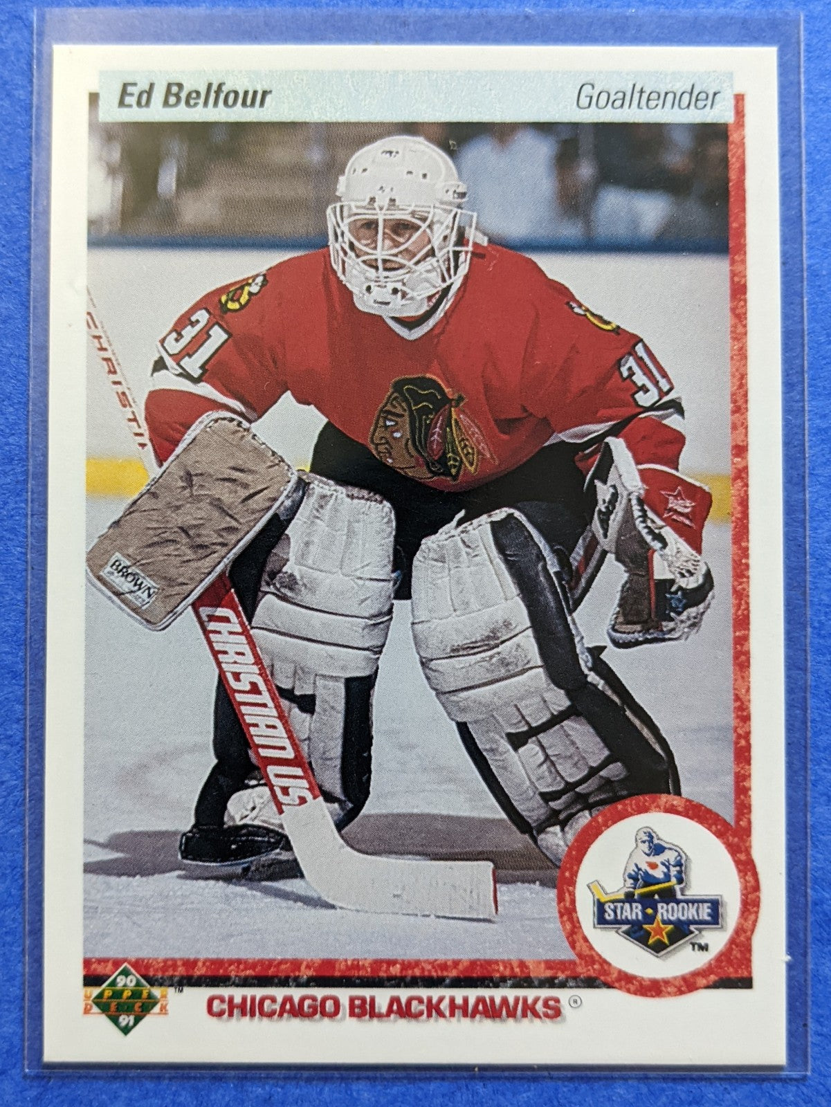 1990-91 Upper Deck - Ed Belfour RC #55