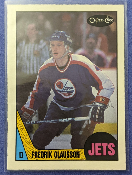 1987-88 O-Pee-Chee - Fredrik Olausson RC #225