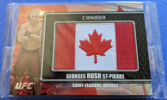 2011 Topps UFC Title Shot - Georges St. Pierre Flag Patch #CP-GSP