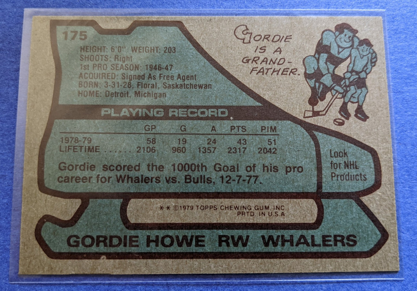 1979-80 Topps - Gordie Howe #175