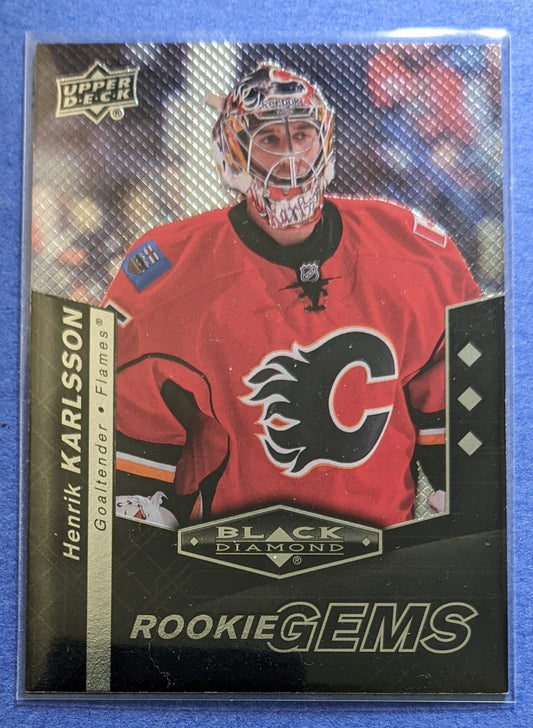 2010-11 Upper Deck Black Diamond Rookie Gems - Henrik Karlsson RC #178