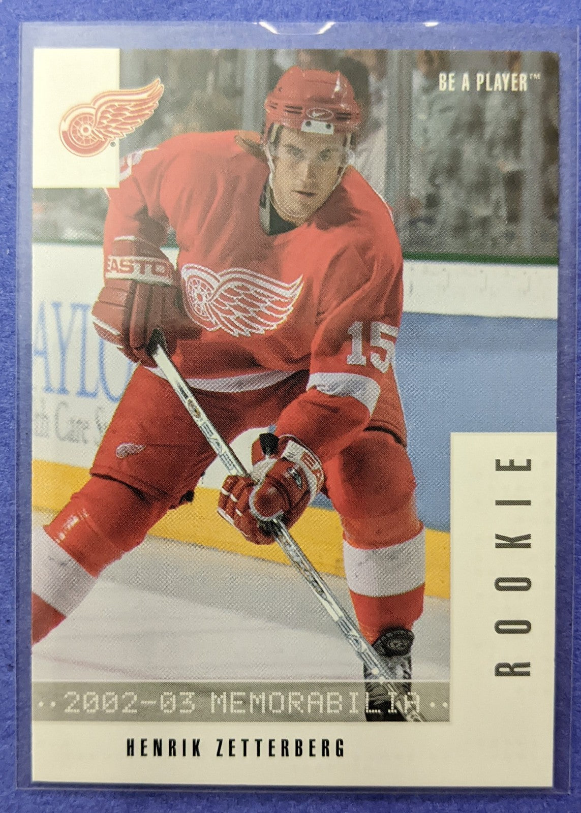 2002-03 In The Game Be-A-Player - Henrik Zetterberg RC #286