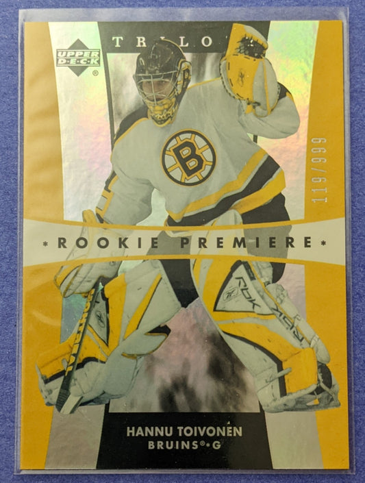 2005-06 Upper Deck Trilogy Rookie Premiere - Hannu Toivonen RC #175 (119/999)