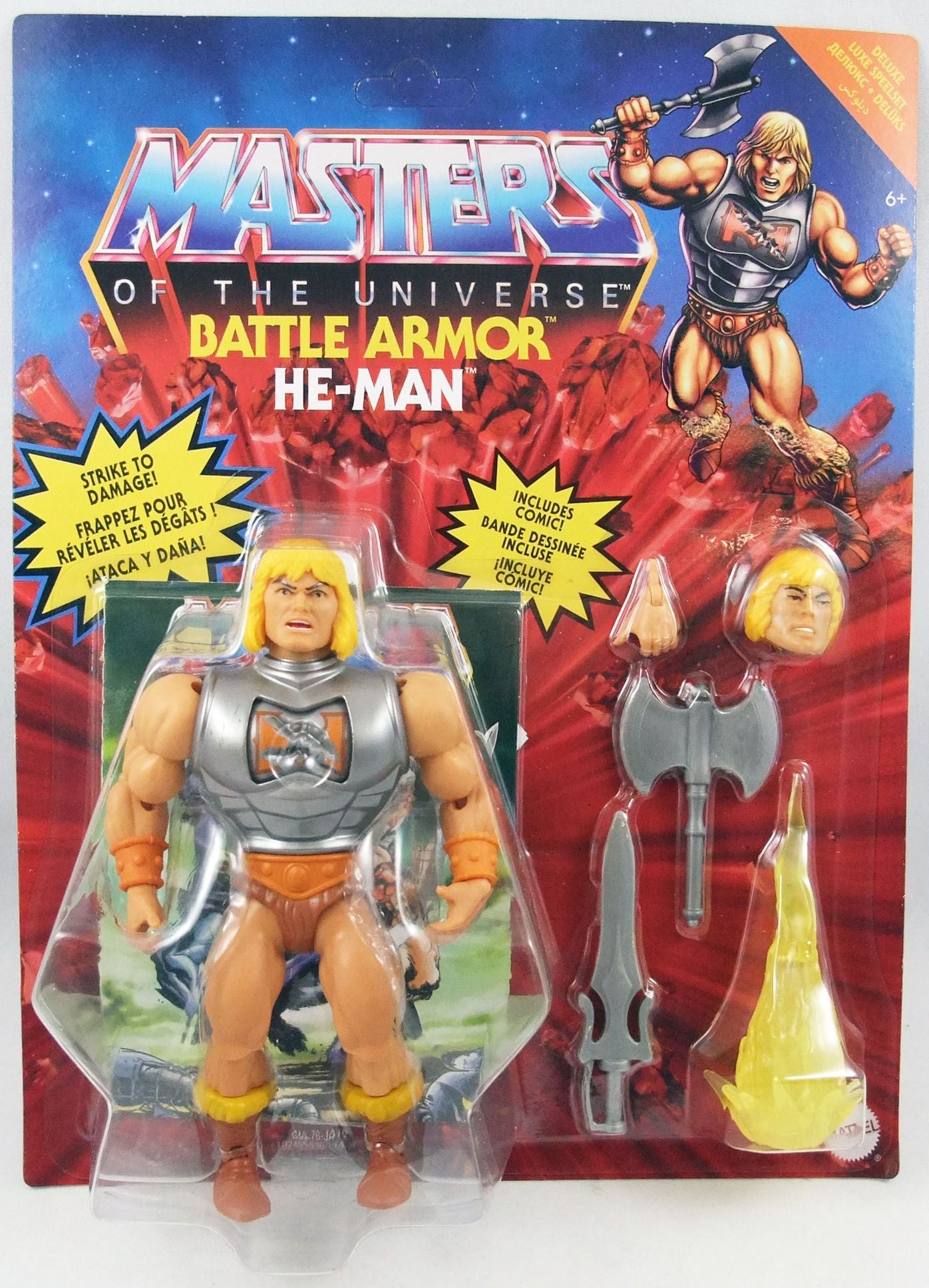 Mattel Masters Of The Universe Origins Deluxe Action Figure - Battle Armor He-Man