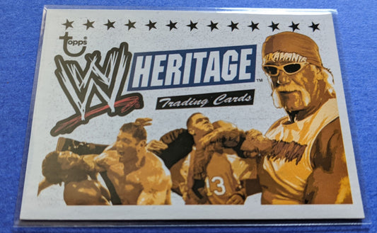 2005 Topps WWE Heritage - Checklist (Hulk Hogan)